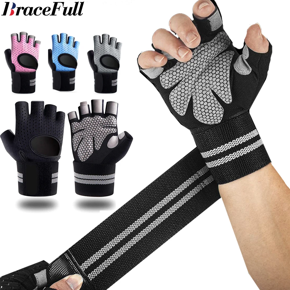 Crossfit Equipment - 1 çift yarım parmak spor salonu