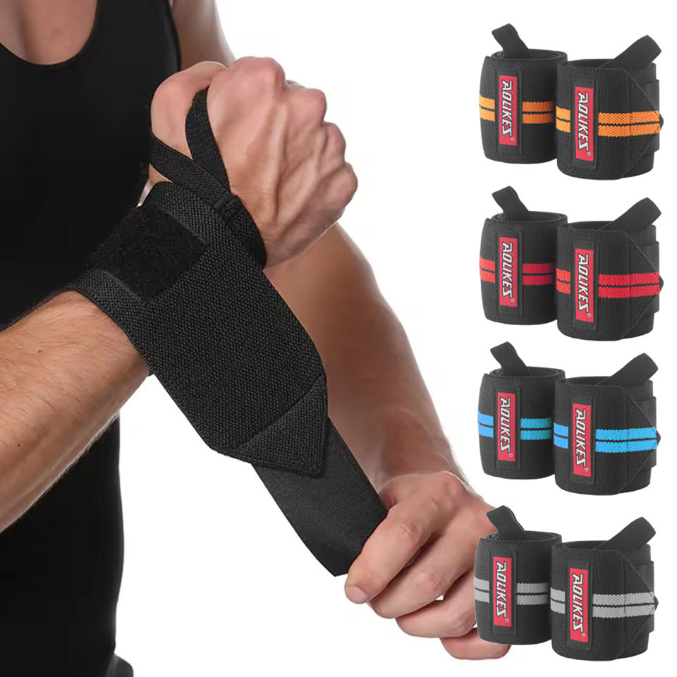 Crossfit Equipment - AOLIKES Fitness Bilek Sargıları Ağırlık Kaldırma
